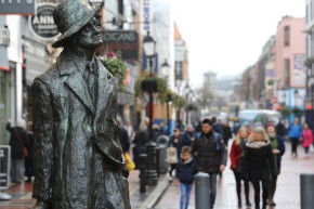 James Joyce Dublin statue